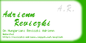 adrienn reviczki business card